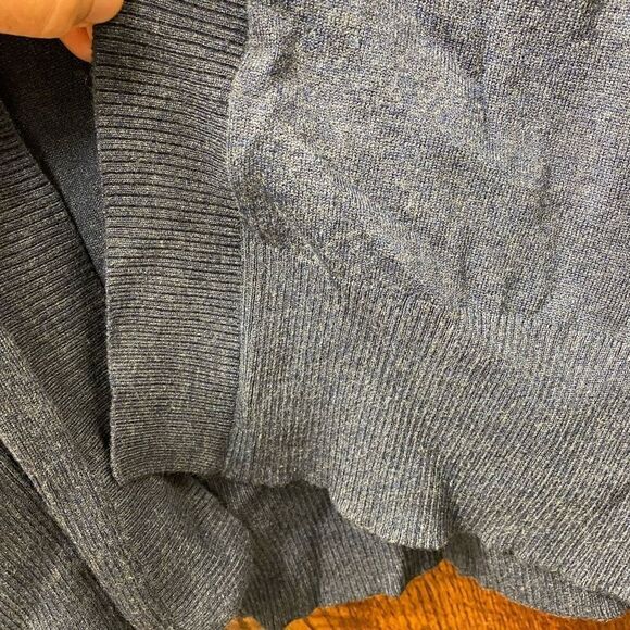 Lane bryant blue v back‎ open front cardigan - Picture 6 of 9